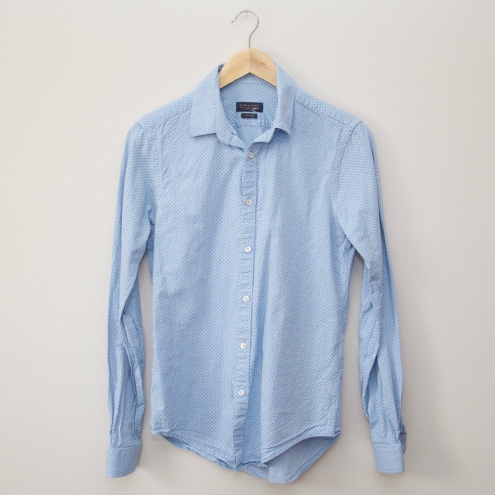 Zara slim fit button down shirt